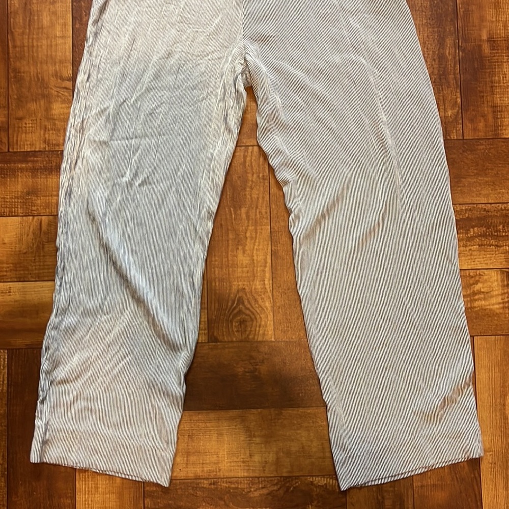 Liz Claiborne wide leg striped Rayon/Acetate Pants - Picture 6 of 8